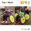Topmedi Medical Equipment Sports Silla de silla de ruedas de baloncesto de aluminio para el guardia de baloncesto